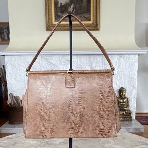 Vintage Bagcraft Classic Leather Handbag by Appointment H.M. The Queen - London